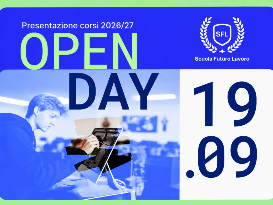 Card azzurra che riporta la data del 19 settembre